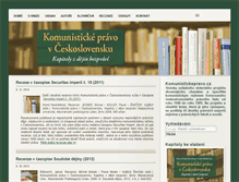 Tablet Screenshot of komunistickepravo.cz